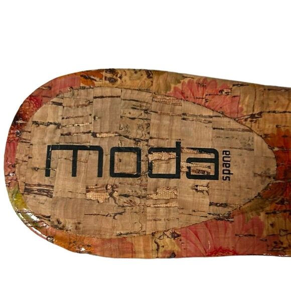 Moda Spana Size 7.5 Floral Slide Sandals Has Flaw - Picture 7 of 11